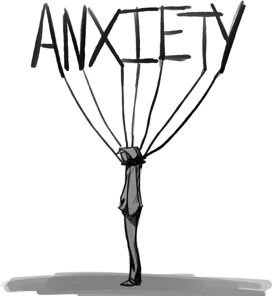 54 545327 anxious clip art