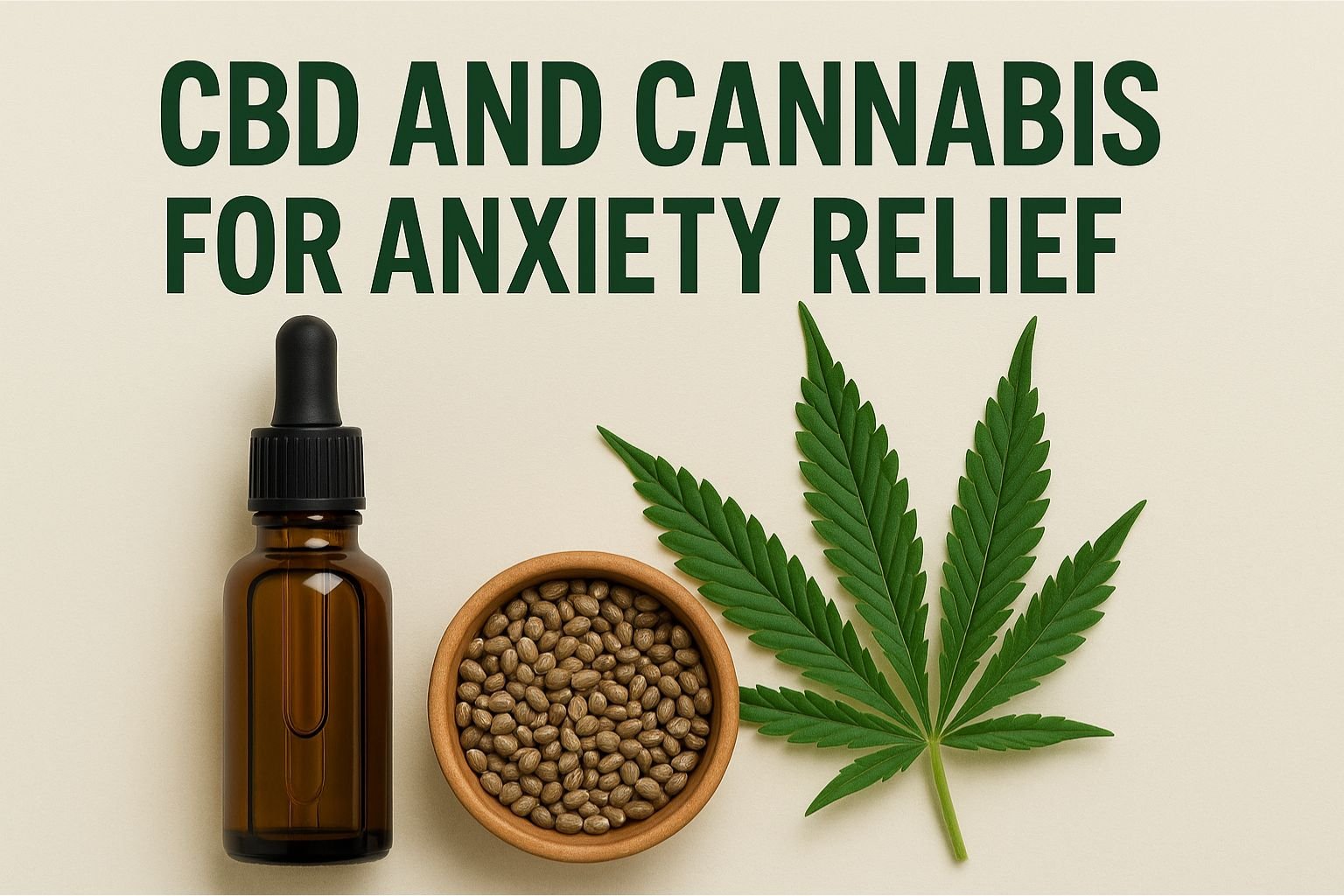 CBD and cannabis for anxiety relief