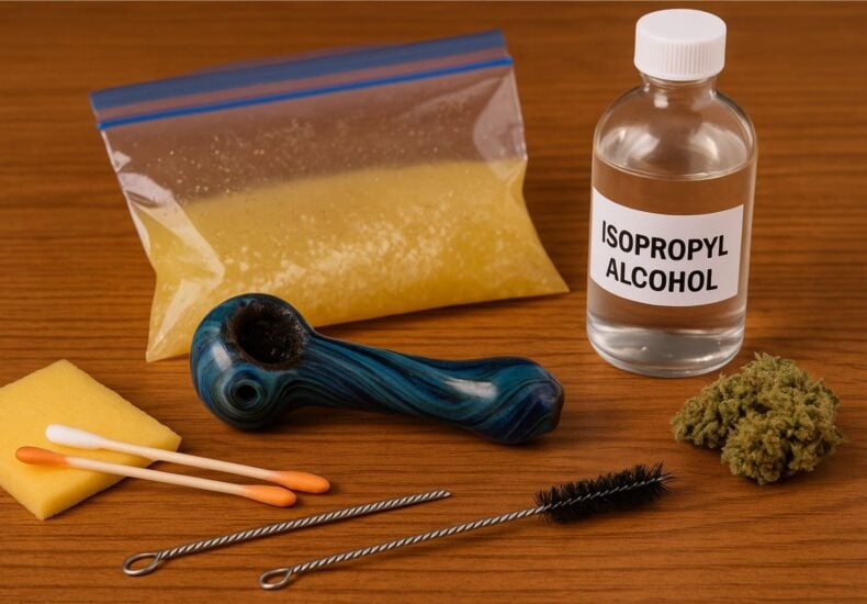 cannabis pipe cleaning
