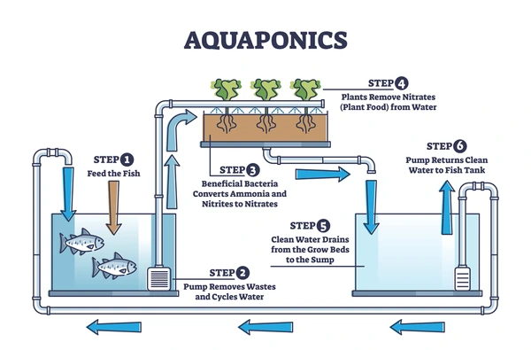aquaponics food production hydroponics plants 600nw 2011886666